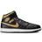 NIKE Air Jordan 1 Mid M - Black/Metallic Gold/White