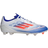 Adidas F50 League MG Soccer Cleats - Cloud White/Solar Red/Lucid Blue