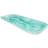 Nashi Home Classical Rectangle Aqua Swirl Serving Dish