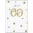 Perleberg Greeting Card 60th Birthday White/Gold