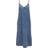 Only Midi Denim Dress - Blue/Light Blue Denim