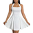 Shein Slayr Solid Backless Halter Neck Dress