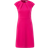 s.Oliver Pleated Round Neck Short Dress - Pink