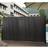 Living and Home 1.2*3M Dark Grey PVC Privacy Fences