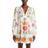 Farm Rio Floral Insects Mini Dress - Off White