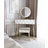 CARME Montana White Dressing Table 40x77cm 2pcs