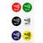 Light Solutions Colored Stickers NFC Tag 6-pack