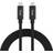 Nordic USB4-050 100W 40Gbps 8K 4.0 USB C - USB C M-M 0.5m