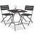 Relaxdays balcony furniture Patio Dining Set