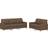 vidaXL 3201309 Brown Soffa 198cm 2st