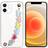 Cadorabo Hülle für Apple iPhone 12 MINI im TPU Perlen Style iPhone 12 Mini Smartphone Hülle, Weiss