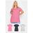 Yours Pack Essential T-Shirts Pink