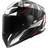 LS2 Vector II Carbon Savage Helmet - White/Red/Grey Man, Adult