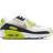 Nike Air Max 90 GS - White/Cyber/Dark Smoke Grey/Khaki