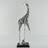 Bloomsbury Market Giraffe Silver Figurine 39cm