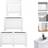 Vida Designs Modern Radiator Cover White Cabinet