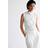 H&M Ladies White Draped satin top