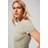 H&M Ladies Green Ribbed modal-blend T-shirt