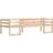 vidaXL Bed Frame 90x190 Solid Wood Pine