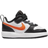 Nike Court Borough Low 2 TDV - White/Black/Dark Smoke Grey/Total Orange