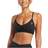 Gymshark Ruched Strappy Sports Bra - Black