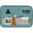 Caroline's Treasures Red Cocker Spaniel Kitchen Scene Dish Drying Mat Kitchenware