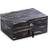 Bey-Berk Ebony Wood 100-Cigar Humidor