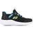 Skechers Little Kid's Bounder Brisk Burst - Black/Lime