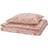 IKEA Rodgersia Påslakan Vit, Rosa (200x150cm)