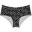 Victoria's Secret Pink No Show Cheeky Panty - Black Logo Script