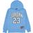 Nike Big Kid's Jordan Fleece Pullover Hoodie - University Blue (95C479-B9F)