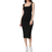 Shein Mulvari Square Neck Split Side Dress