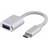 Deltaco USB C 3.1 Gen.1 - USB A OTG Adapter M-F 0.1m