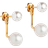 ENAMEL Copenhagen Althea Studs - Gold/Pearls