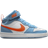 NIKE Court Borough Mid 2 GSV - Aquarius Blue/White/Total Orange