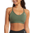 Gymshark V Neck Sports Bra - Core Olive