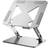 Nordic laptop stand for up to 17" adjustable height notebook stand laptop stand silver