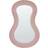 Beliani Boucle Planchez Pink Wall Mirror 70x112cm