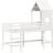 vidaXL Loft Bed with Ladder and Roof Solid Wood Pine