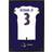 Sporticulture Odell Beckham Jr. Baltimore Ravens Away Jersey Black/White Framed Art 35.6x50.8cm