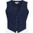 Good American Womens New Navy002 Luxe V-neck Single-breasted Woven Waistcoat