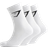 Gymshark Crew Socks 3-packs - White