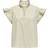 Only Malou Sl Frill Stripe Top - Pumice Stone Cashmere Blue
