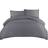 Utopia Bedding double, soft microfibre Duvet Cover Grey (200x200cm)