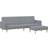 vidaXL 3216227 Light Grey Sofa 220cm 2stk 2 personers
