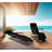 Neo Black 2X 2 In 1 Sun Lounger Garden Chairs Gravity Recliner