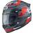 Arai quantic motorcycle helmet abstract red