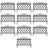 Selections Set Of 10 Lawn Edging Lattice Panels 45Cm X