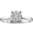 T.H.Baker Cluster Ring - White Gold/Diamond