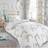 Happy Linen Company Kids Rainbows Sunshine Stripes White Toddler Cot Bed Cover